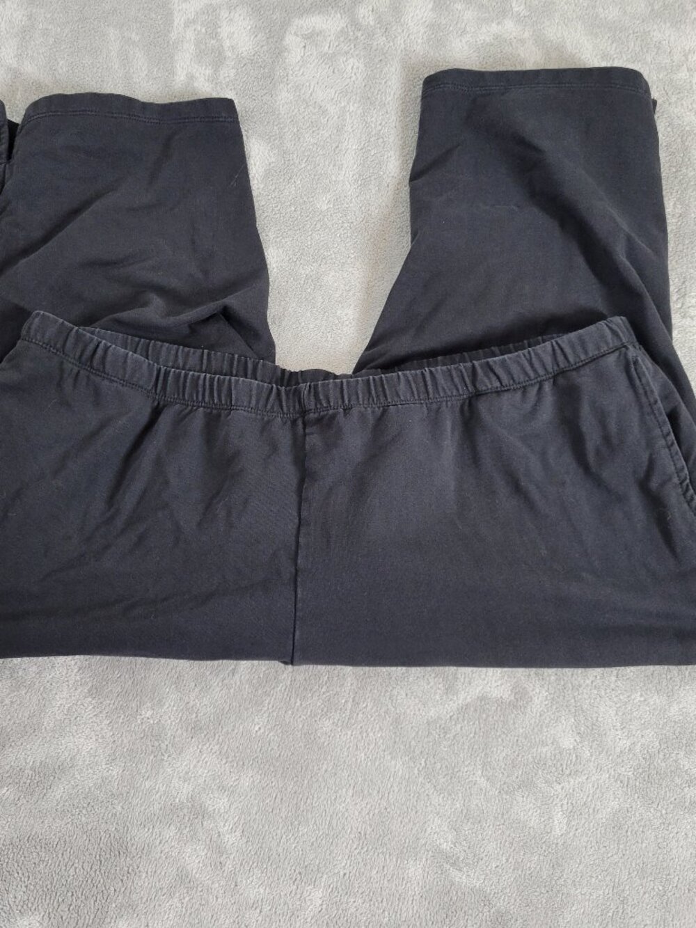 Ruby Rd Black Capri Pants PXL Plus Size Petite Pull On Elastic Waist BLA10E
